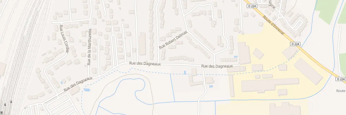 Plan du 24 Rue des Dagneaux à Riom