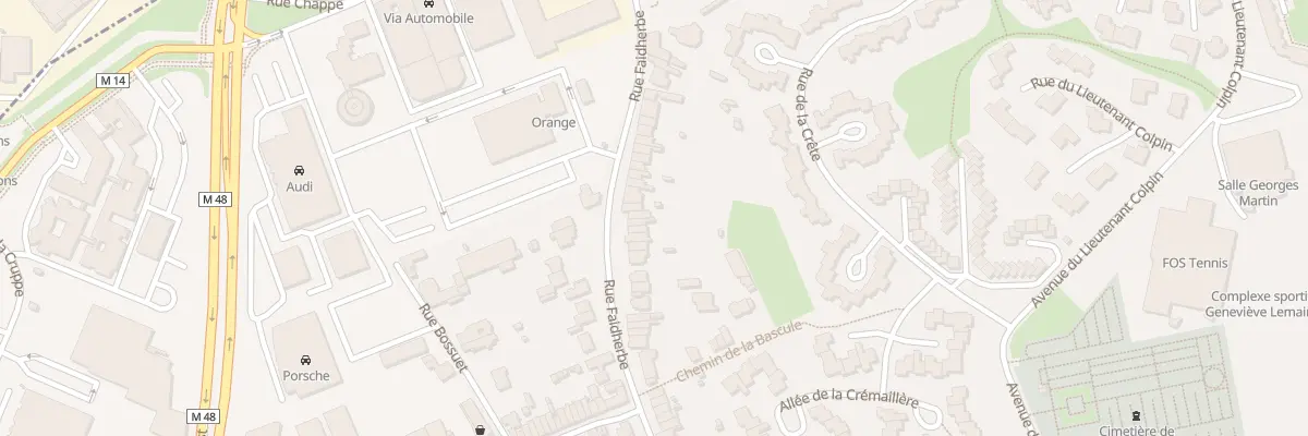 Plan du 84 Rue Faidherbe à Villeneuve-d’Ascq