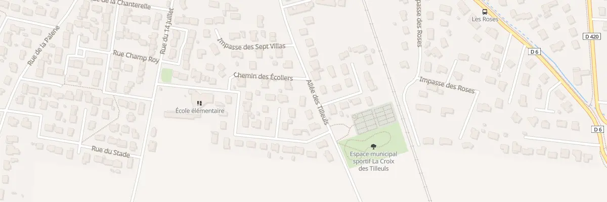 Plan du 22 All des Tilleuls à Ménétrol