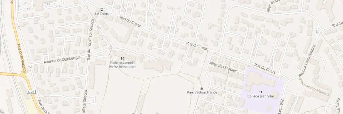 Plan du 41 Rue du Creux à Riom