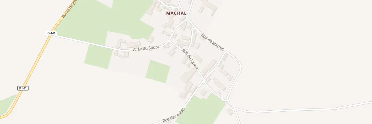 Plan du 16 Rue du Lavoir à Saint-Agoulin
