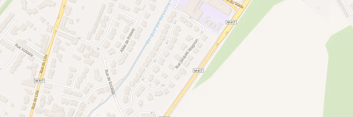 Plan du 23 Rue Jacques Wagnon à Halluin