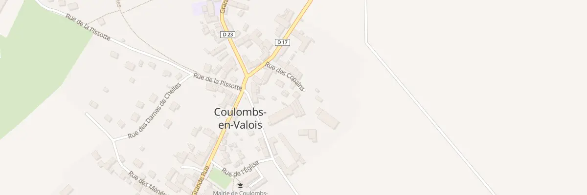 Plan du 8 Rue des Copains à Coulombs-en-Valois