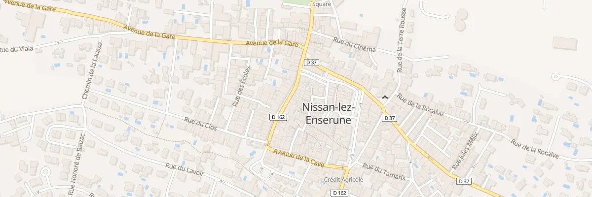 Plan du 44 Av de la Cave à Nissan-lez-Enserune