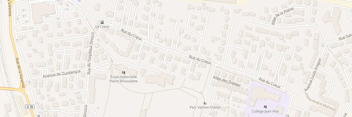 Plan du 49 Rue du Creux à Riom