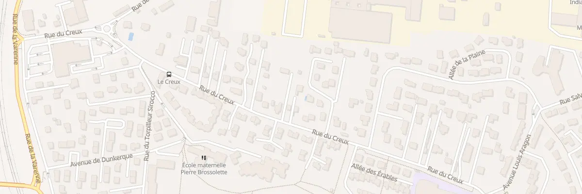 Plan du 38T Rue du Creux à Riom