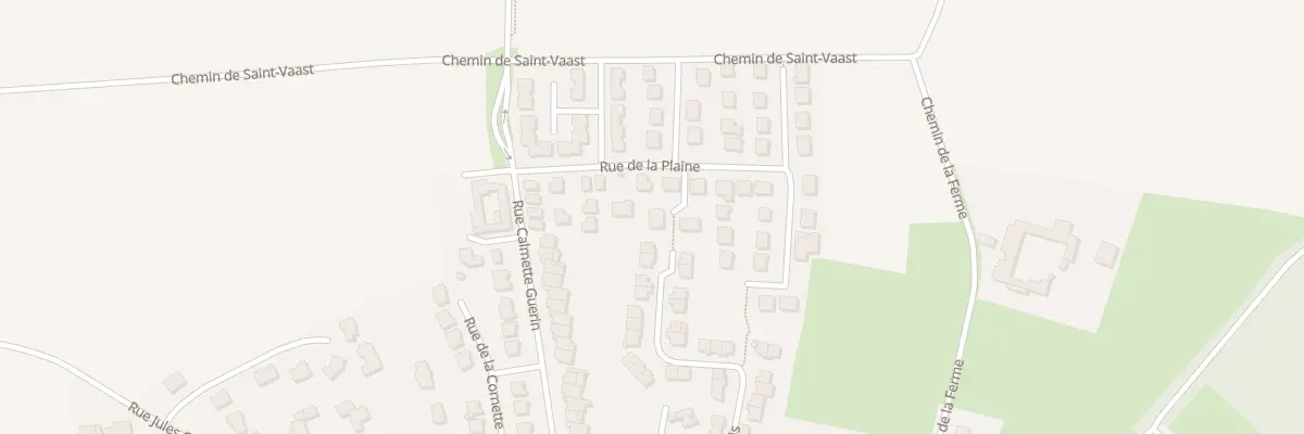 Plan du 20 Rue de la Plaine à Ennevelin