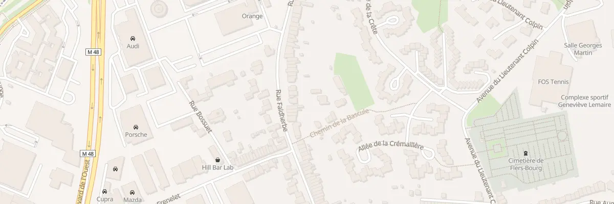 Plan du 68 Rue Faidherbe à Villeneuve-d’Ascq