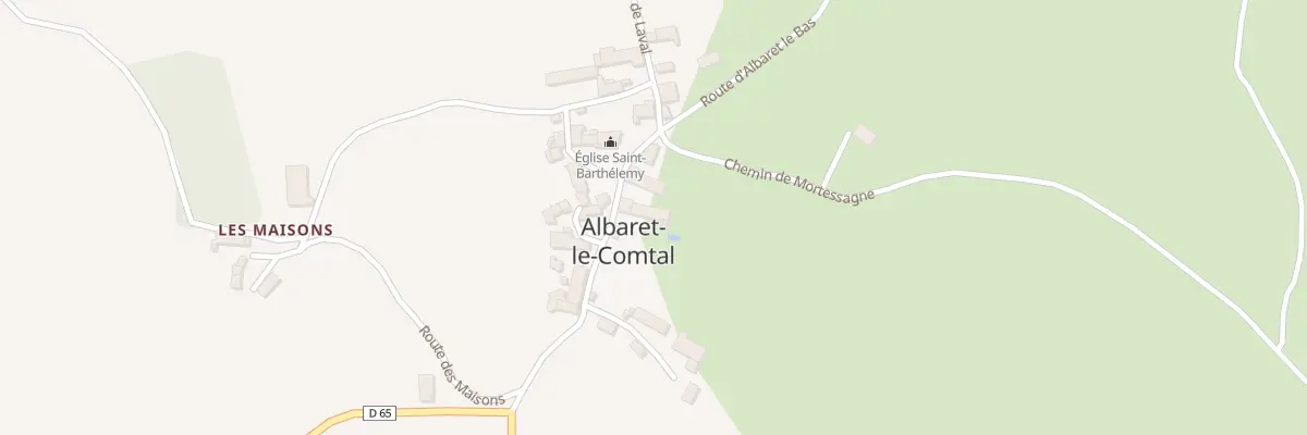 Plan du 5048 Albaret Le Comtal à Albaret-le-Comtal