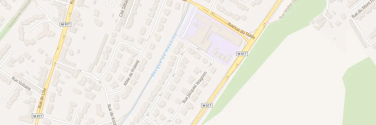 Plan du 37 Rue Jacques Wagnon à Halluin
