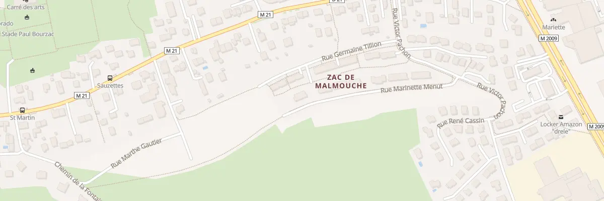 Plan du 18 Rue Marinette Menut à Aubière