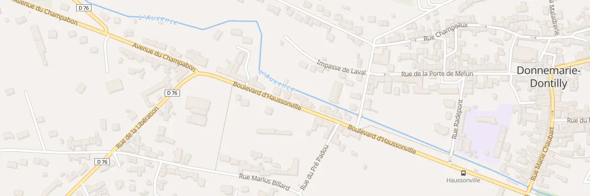 Plan du 12 Bd d’Haussonville à Donnemarie-Dontilly