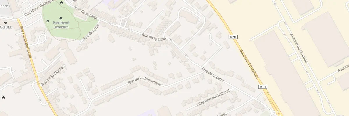 Plan du 64 Rue de la Latte à Roncq