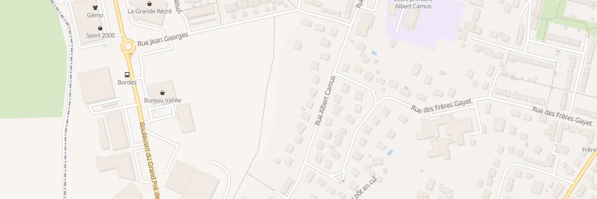 Plan du 9 Rue Albert Camus à Nevers