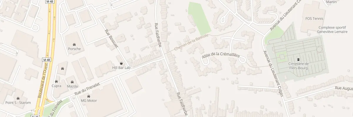 Plan du 50B Rue Faidherbe à Villeneuve-d’Ascq