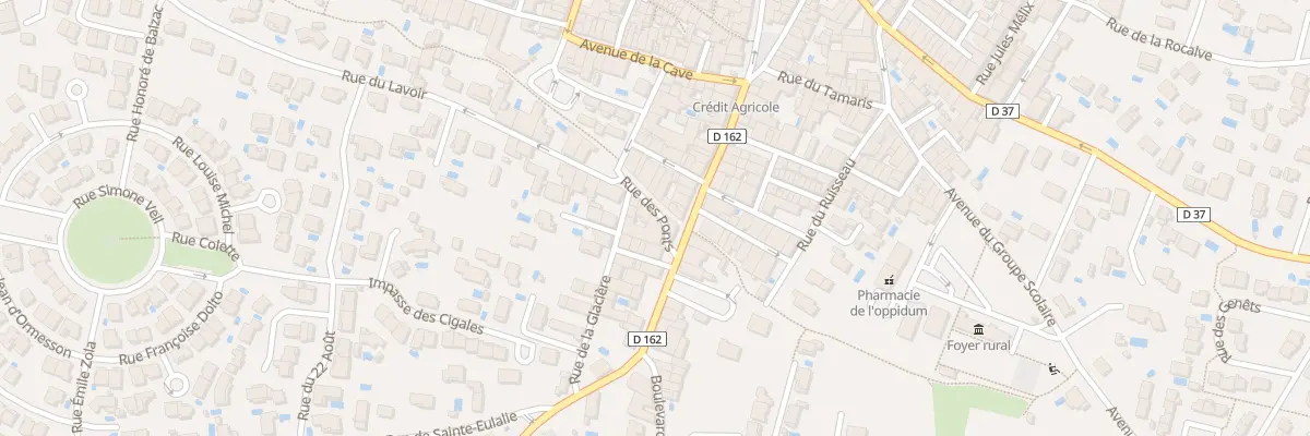Plan du 1B Rue des Ponts à Nissan-lez-Enserune