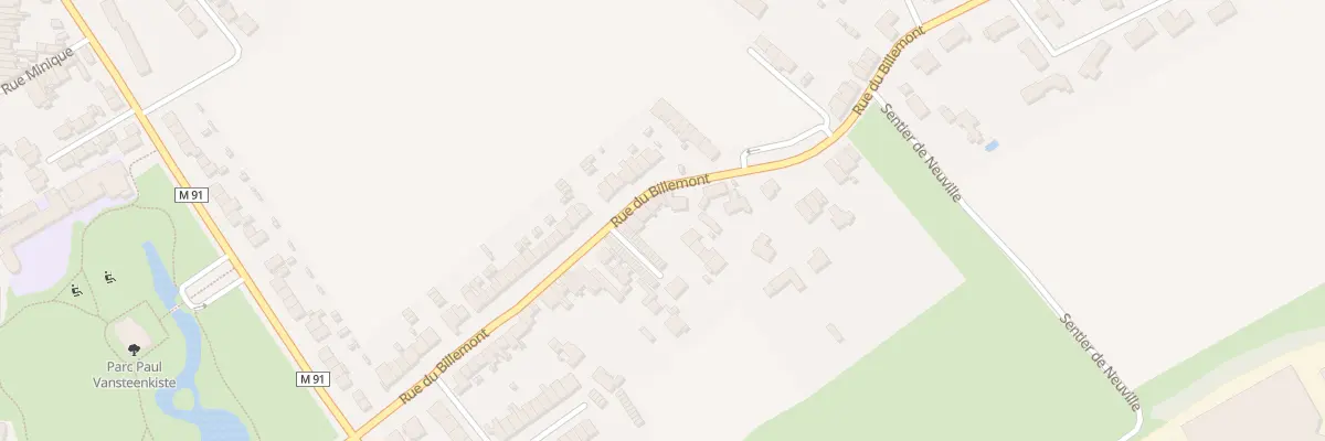 Plan du 90 Rue du Billemont à Roncq