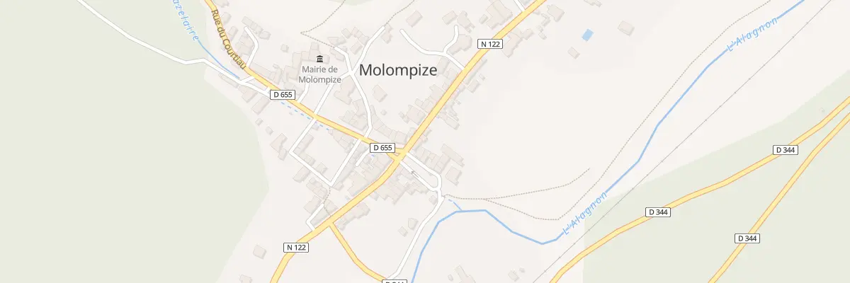 Plan du 17 Rue de la Charrirade à Molompize