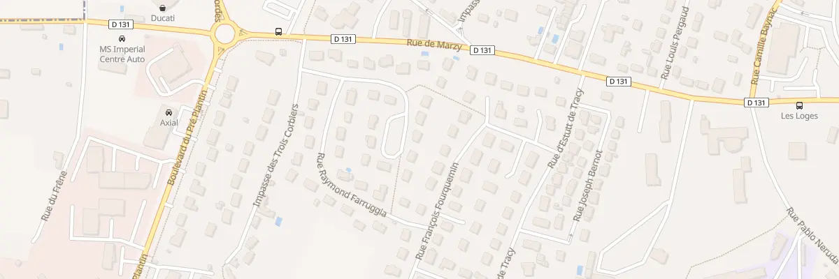 Plan du 23 Rue Henri et Madeleine St Eloy à Nevers