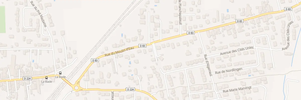 Plan du 29 Rue du Moulin d’Eau à Riom