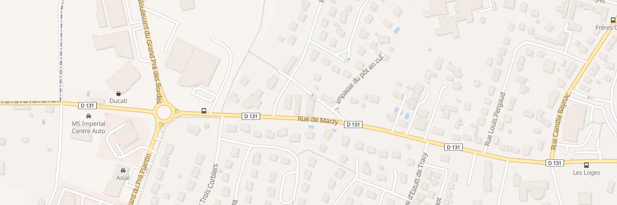 Plan du 113A Rue de Marzy à Nevers