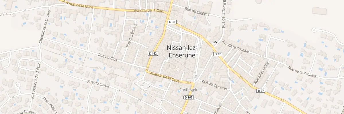 Plan du 20 Rue de l’Horloge à Nissan-lez-Enserune