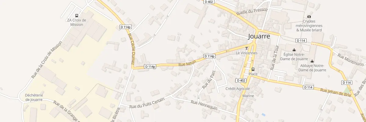 Plan du 30T Rue Milon à Jouarre
