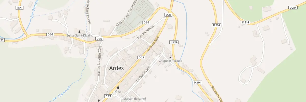 Plan du 9 Rue Grande Rue à Ardes