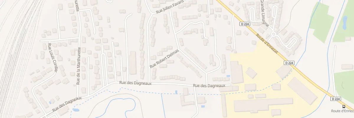 Plan du 11 Rue Paul Mabrut à Riom