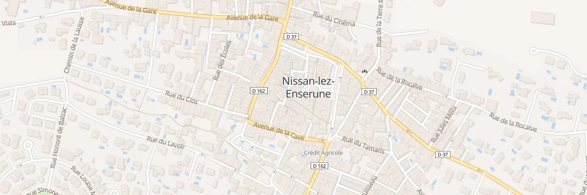 Plan du 18 Rue de l’Horloge à Nissan-lez-Enserune