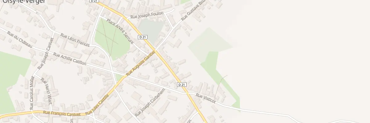 Plan du 15 Rue Pierre Boutrouille à Oisy-le-Verger