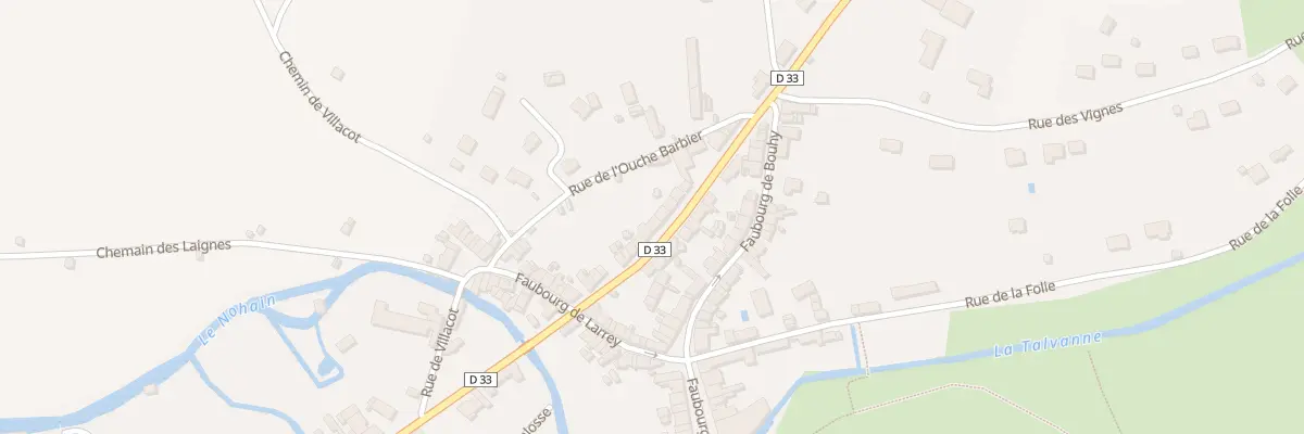 Plan du 15 Rue de Beausejour à Donzy