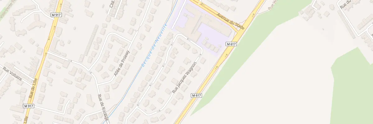Plan du 27 Rue Jacques Wagnon à Halluin