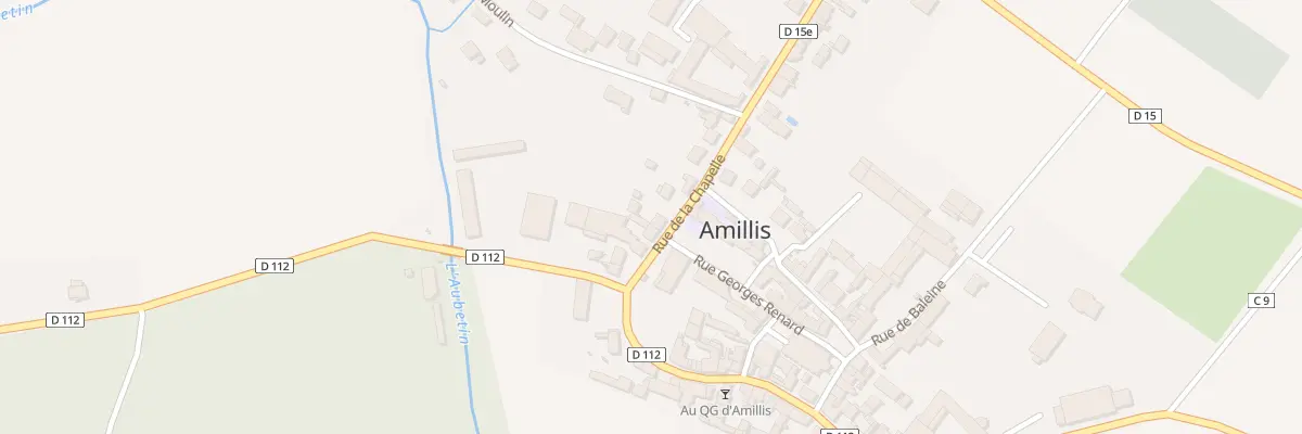 Plan du 11 Rue de la Chapelle à Amillis
