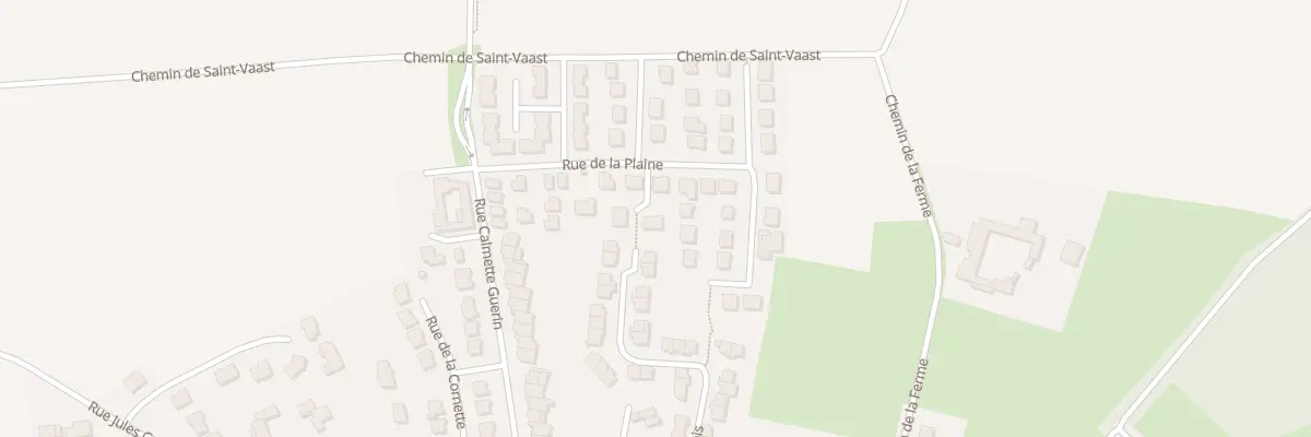 Plan du 22 Rue de la Plaine à Ennevelin