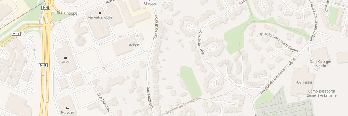 Plan du 96 Rue Faidherbe à Villeneuve-d’Ascq