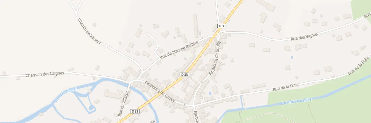 Plan du 17 Rue de Beausejour à Donzy