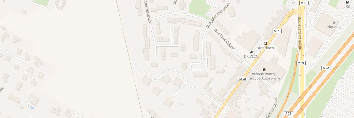 Plan du 64 Rue Maxence Van Der Meersch à Roncq
