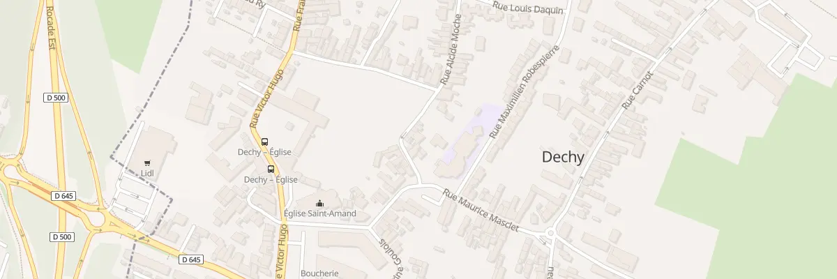 Plan du 6B Rue Emile Zola à Dechy