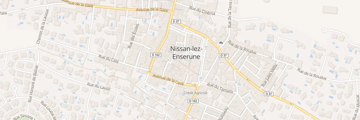 Plan du 14 Rue de l’Horloge à Nissan-lez-Enserune