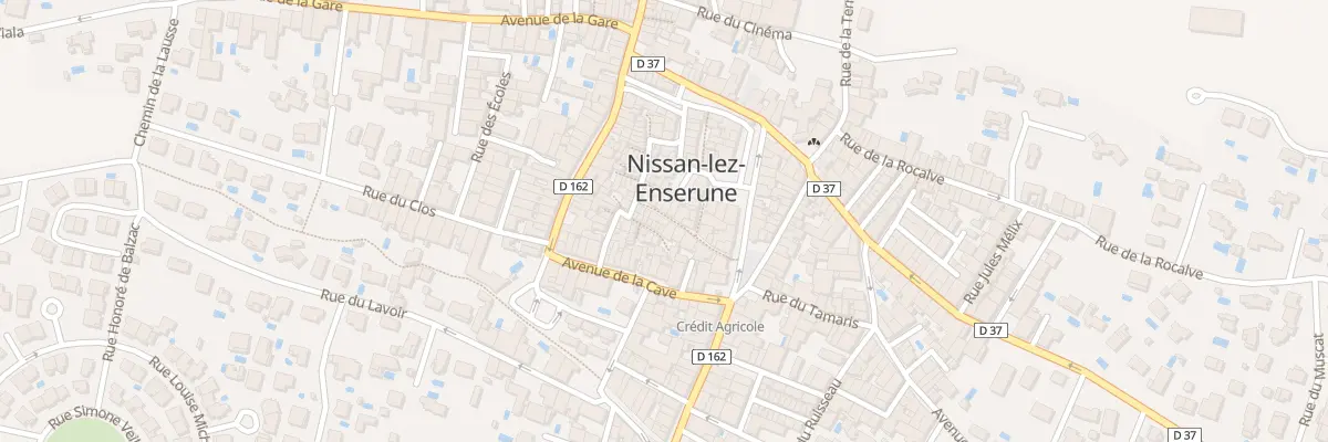 Plan du 13 Rue de l’Horloge à Nissan-lez-Enserune