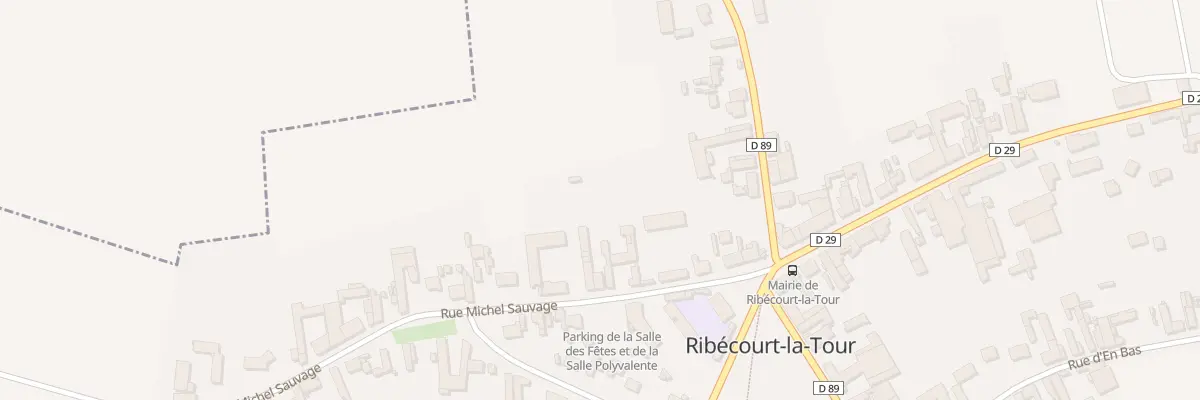 Plan du 10 Rue Michel Sauvage à Ribécourt-la-Tour