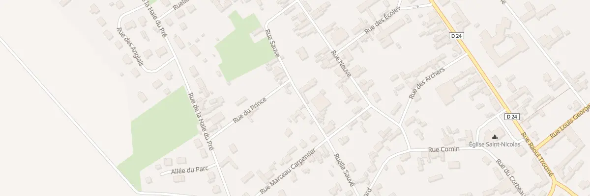 Plan du 7 Rue Sauvé à Épehy