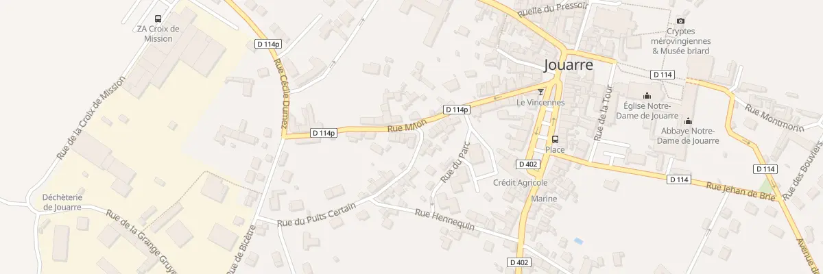 Plan du 9 Rue Milon à Jouarre