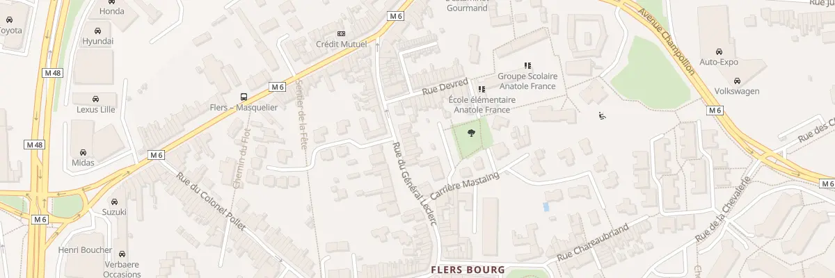 Plan du 42 Rue du General Leclerc à Villeneuve-d’Ascq