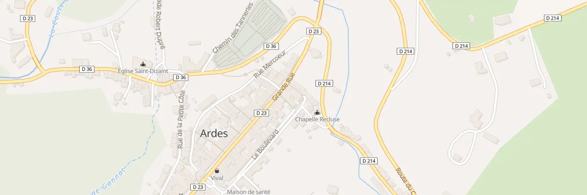 Plan du 7 Rue Grande Rue à Ardes