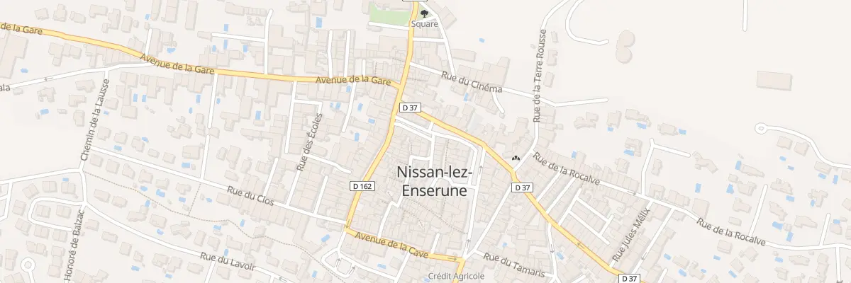 Plan du 1 Rue de la Fontaine à Nissan-lez-Enserune