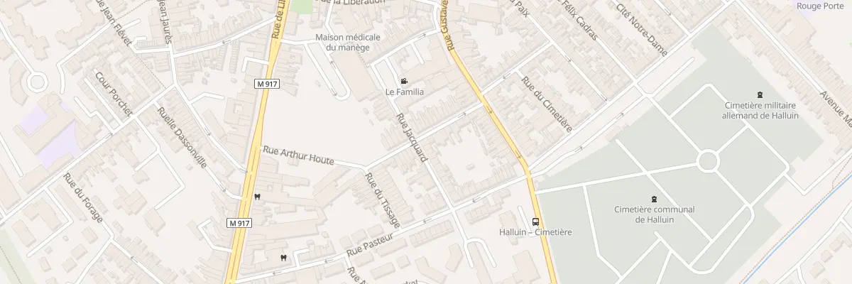 Plan du 20 Rue Arthur Houte à Halluin
