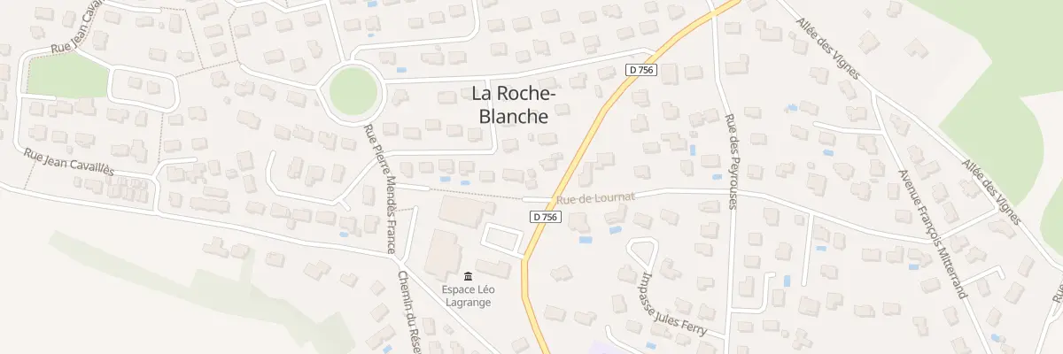 Plan du 2 Rue des Arvernes à La Roche-Blanche
