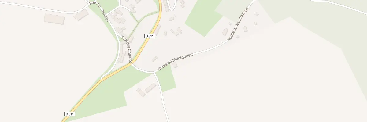 Plan du 2 Rte de Montgobert à Soucy
